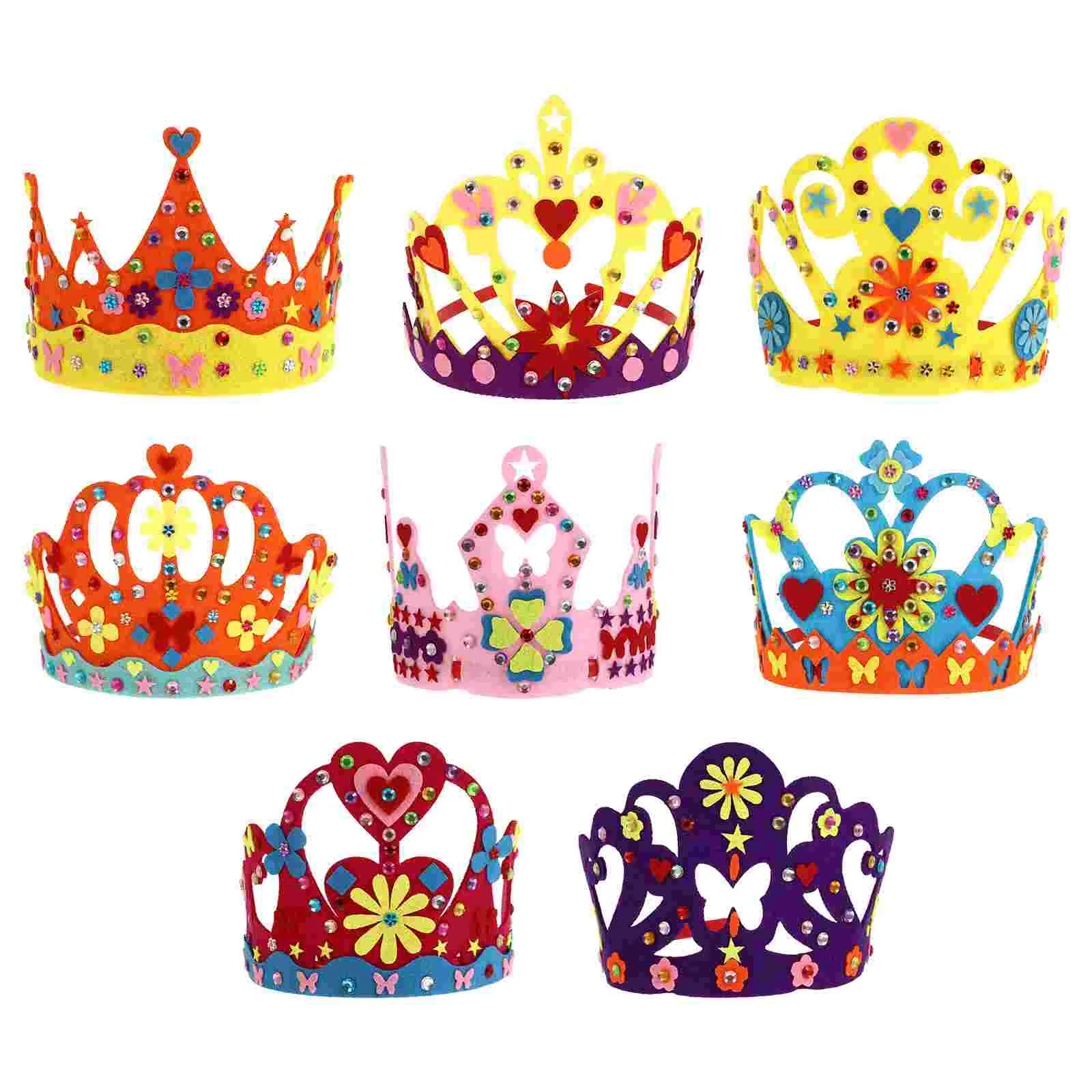8 Pcs Kids Tiara Princess Party DIY Tiara Kit Manual Princess Party Favors Child King DIY Tiara Kit Student
8 Pcs Kids Tiara Princess Party DIY Tiara Kit Manual Princess Party Favors Child King DIY Tiara Kit Student