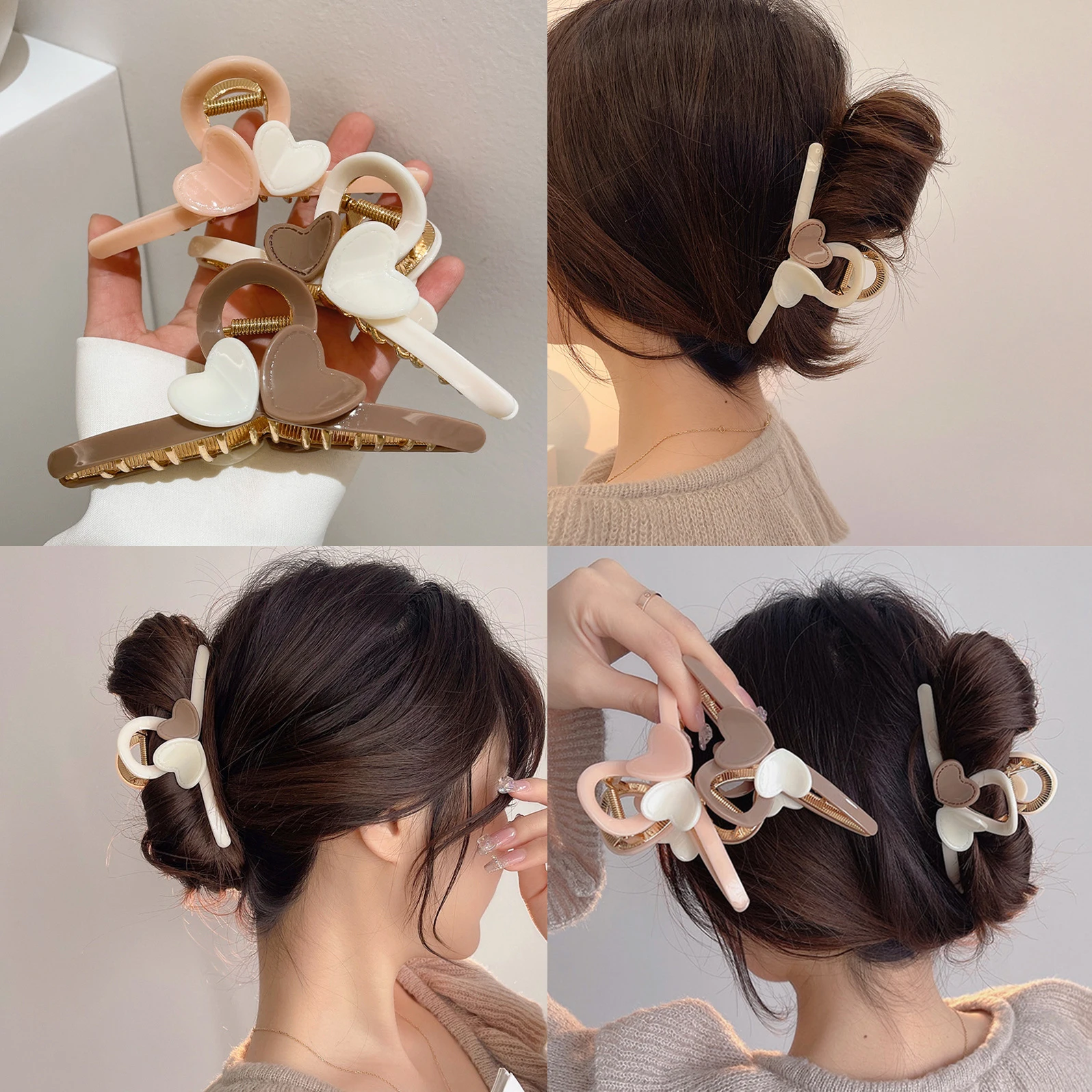 Muweordy зажим для волос сердце милые заколки для волос Kawaii заколки для волос модные заколки для волос популярные аксессуары для волос для дево... 
Muweordy зажим для волос сердце милые заколки для волос Kawaii заколки для волос модные заколки для волос популярные аксессуары для волос для дево...