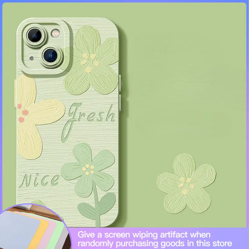 Luxury English Green Oil Flower Phone Case IPhone14 13Promax 12mini 11pro XR XS 6 7 8P 6s Silicone Scrub Custom Anti-fall
Luxury English Green Oil Flower Phone Case IPhone14 13Promax 12mini 11pro XR XS 6 7 8P 6s Silicone Scrub Custom Anti-fall