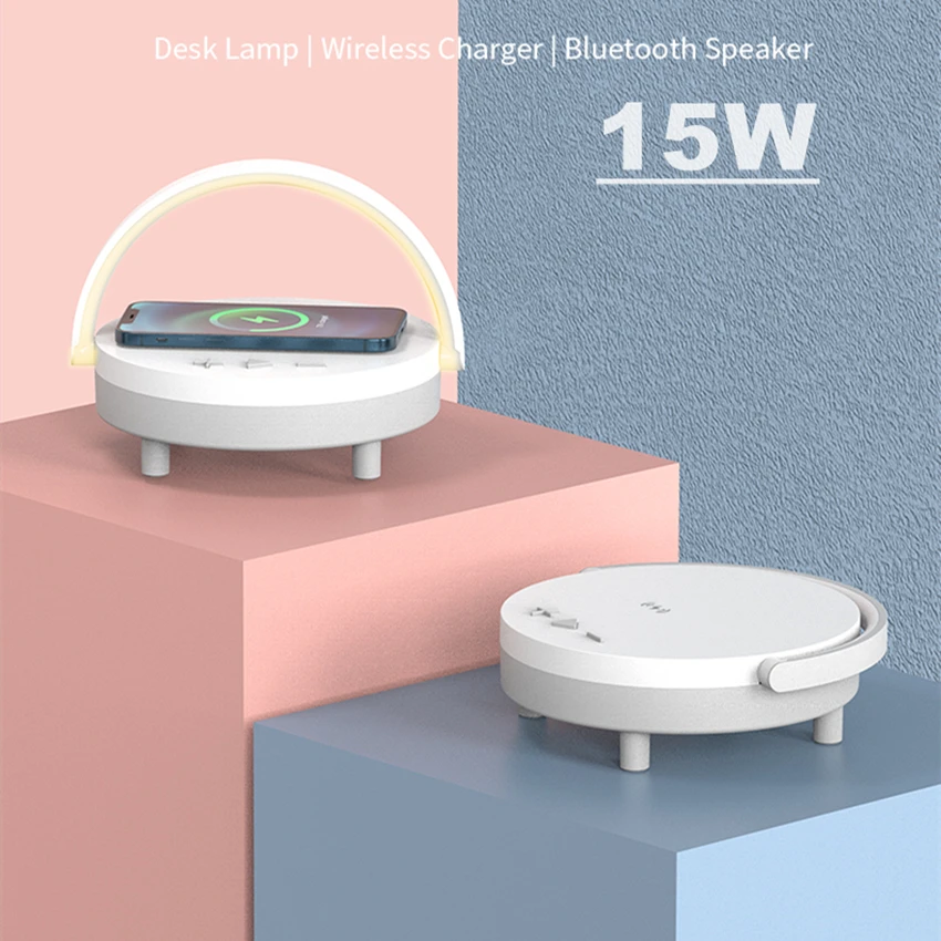 Desktop LED Lamp Bluetooth Speaker Wireless Chargers for iPhone 13 13Pro 12 Holder 15W High Power Fast Charging Stand Wireless
Desktop LED Lamp Bluetooth Speaker Wireless Chargers for iPhone 13 13Pro 12 Holder 15W High Power Fast Charging Stand Wireless