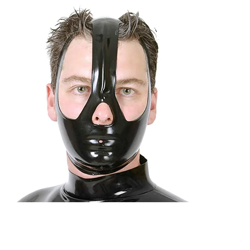 

Латексная резиновая маска на капюшон, клей ручной работы или нет клея, доступна версия с защелкой