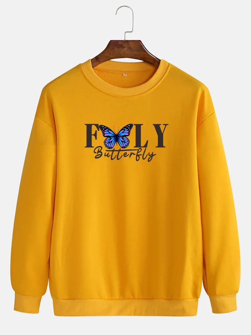 Men's Oversized Cotton Letter Butterfly Print Bottoming Shirt Japanese Loose Simple Round Neck Long Sleeve Solid Color Top Teen
Men's Oversized Cotton Letter Butterfly Print Bottoming Shirt Japanese Loose Simple Round Neck Long Sleeve Solid Color Top Teen