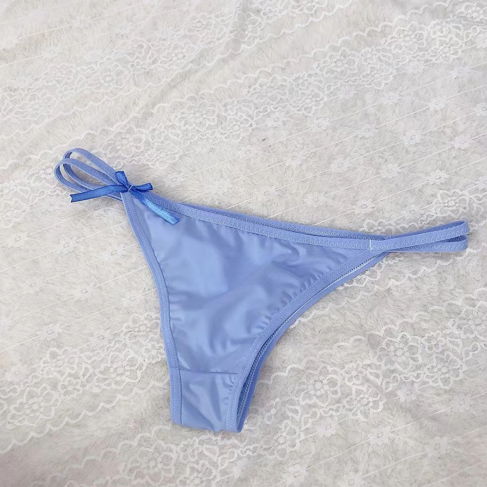 Lingerie Japanese Girl Sexy Cute Ice Silk Thong Low Waist Cotton Inner Crotch Temptation Underwear Lace Ladies T-shaped Panties
Lingerie Japanese Girl Sexy Cute Ice Silk Thong Low Waist Cotton Inner Crotch Temptation Underwear Lace Ladies T-shaped Panties