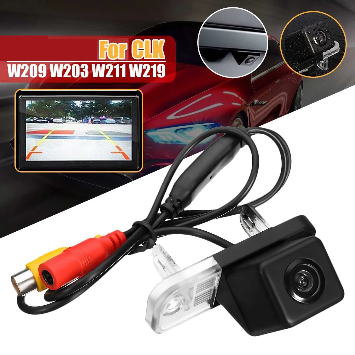 Car Rear View Camera Reversing Parking Camera for Mercedes Benz CLK W209 W203 E Class W211 W219
Car Rear View Camera Reversing Parking Camera for Mercedes Benz CLK W209 W203 E Class W211 W219