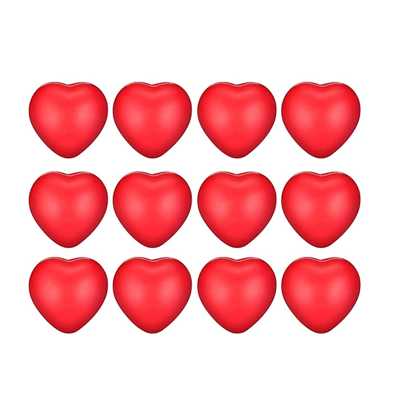 12Pcs Valentine's Day Red Heart Stress Balls, Stress Balls For School Carnival Reward Heart Grip Ball
12Pcs Valentine's Day Red Heart Stress Balls, Stress Balls For School Carnival Reward Heart Grip Ball
