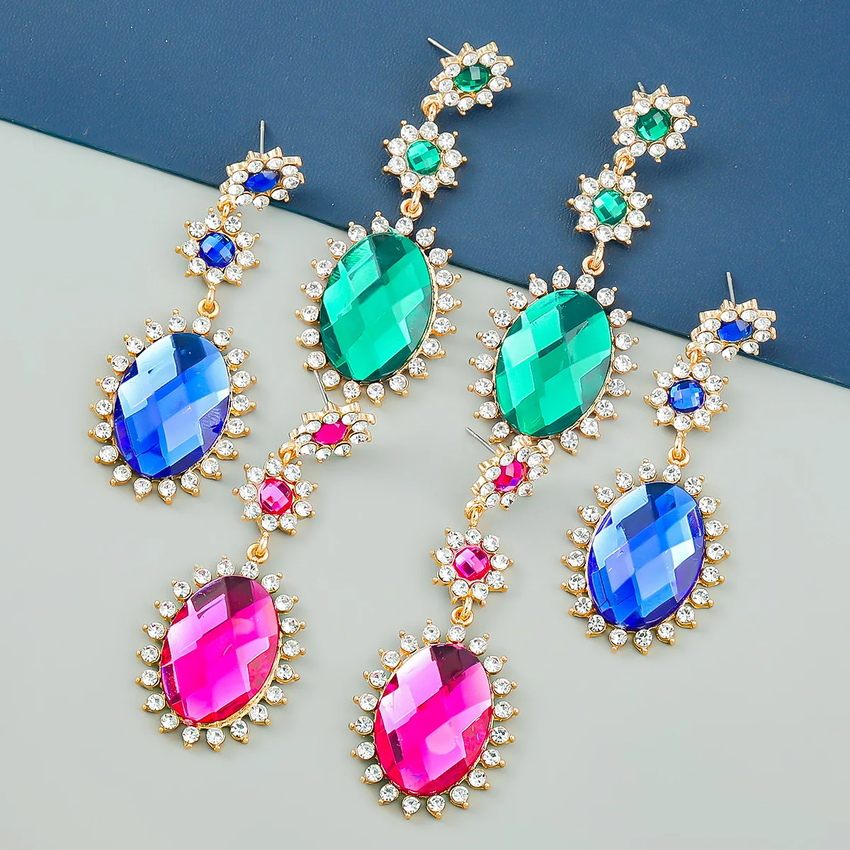 Shiny Clear Oval Long Statement Fuchsia Crystals Zircons Drop Women Earrings Dangle Earrings Jewelry for Bridal Wedding Earrings
Shiny Clear Oval Long Statement Fuchsia Crystals Zircons Drop Women Earrings Dangle Earrings Jewelry for Bridal Wedding Earrings