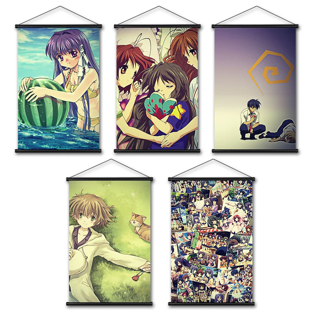 HD Pinted Clannad Posters Canvas Anime Wall Artwork Classic Painting Character Hanging Scrolls Modular Picture Home Room Decor
HD Pinted Clannad Posters Canvas Anime Wall Artwork Classic Painting Character Hanging Scrolls Modular Picture Home Room Decor