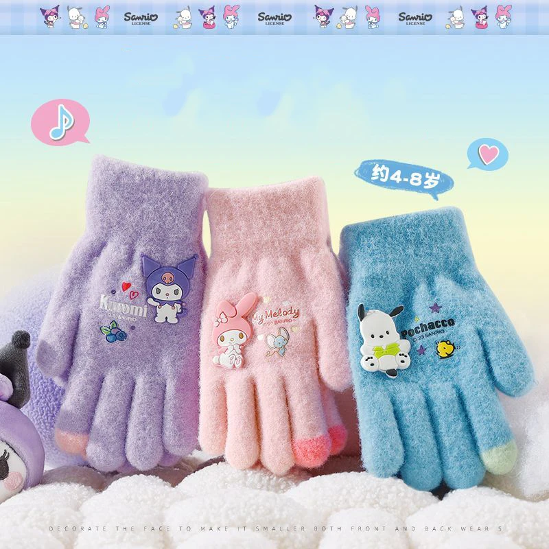 Kawaii Sanrio детские плюшевые перчатки Kuromi My Melody мультфильм милый студент теплый зимний Карманный шарф перчатки пушистые игрушки подарки
Kawaii Sanrio детские плюшевые перчатки Kuromi My Melody мультфильм милый студент теплый зимний Карманный шарф перчатки пушистые игрушки подарки