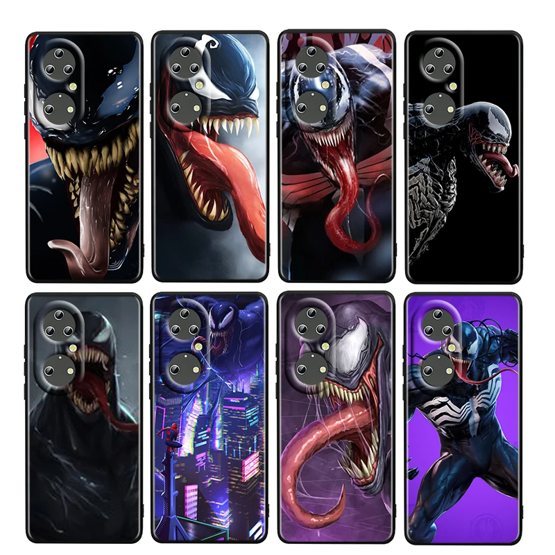 Marvel Venom Moive Hot For Huawei P50 P20 P30 P40 5G P10 Pro Lite E Plus P9 Lite Mini 4G TPU Soft Black Phone Case Fundas Cover
Marvel Venom Moive Hot For Huawei P50 P20 P30 P40 5G P10 Pro Lite E Plus P9 Lite Mini 4G TPU Soft Black Phone Case Fundas Cover