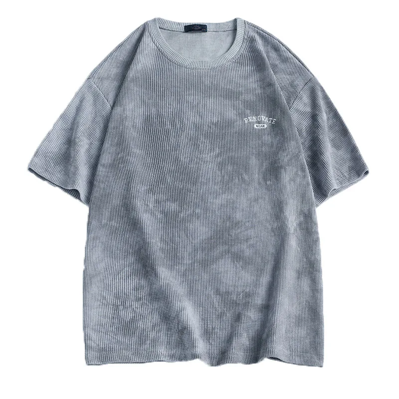 Korean Version T-shirt Women's Summer Waffle Short-sleeved T-shirt Women's Fashion Tie-dye Tide Brand Casual Loose T-shirt Top
Korean Version T-shirt Women's Summer Waffle Short-sleeved T-shirt Women's Fashion Tie-dye Tide Brand Casual Loose T-shirt Top