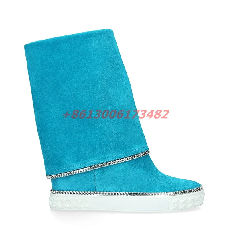 design woman winter candy color inner heel boot fashion lady silver chain inner wedge heel boot hidden 8 cm platform boot
design woman winter candy color inner heel boot fashion lady silver chain inner wedge heel boot hidden 8 cm platform boot
