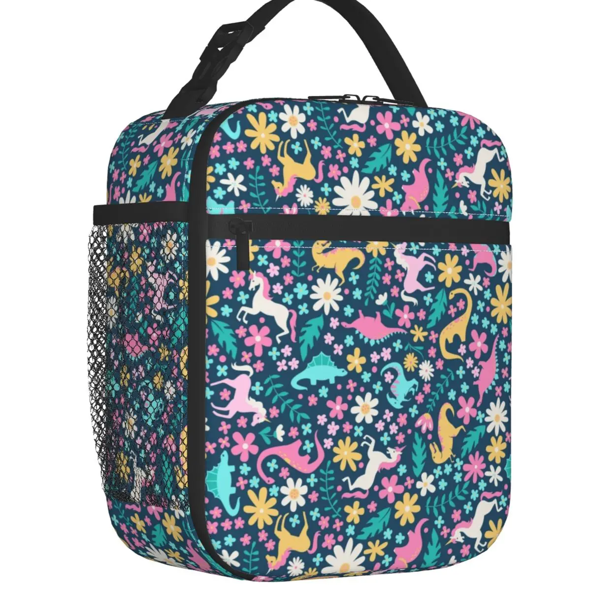 Dinosaurs And Unicorns Pirnt Insulated Lunch Bags for School Office Leakproof Cooler Thermal Lunch Box Women Children
Dinosaurs And Unicorns Pirnt Insulated Lunch Bags for School Office Leakproof Cooler Thermal Lunch Box Women Children