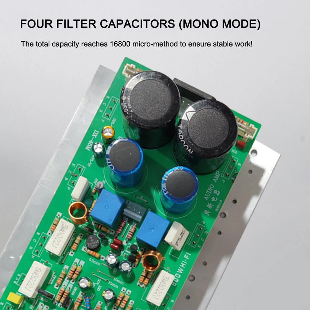 For SanKen 1494 3858 High Power HIFI Audio Amplifier Board Dual Channel Stereo Amp Mono 800W Amplifier Board For Sound DIY
For SanKen 1494 3858 High Power HIFI Audio Amplifier Board Dual Channel Stereo Amp Mono 800W Amplifier Board For Sound DIY