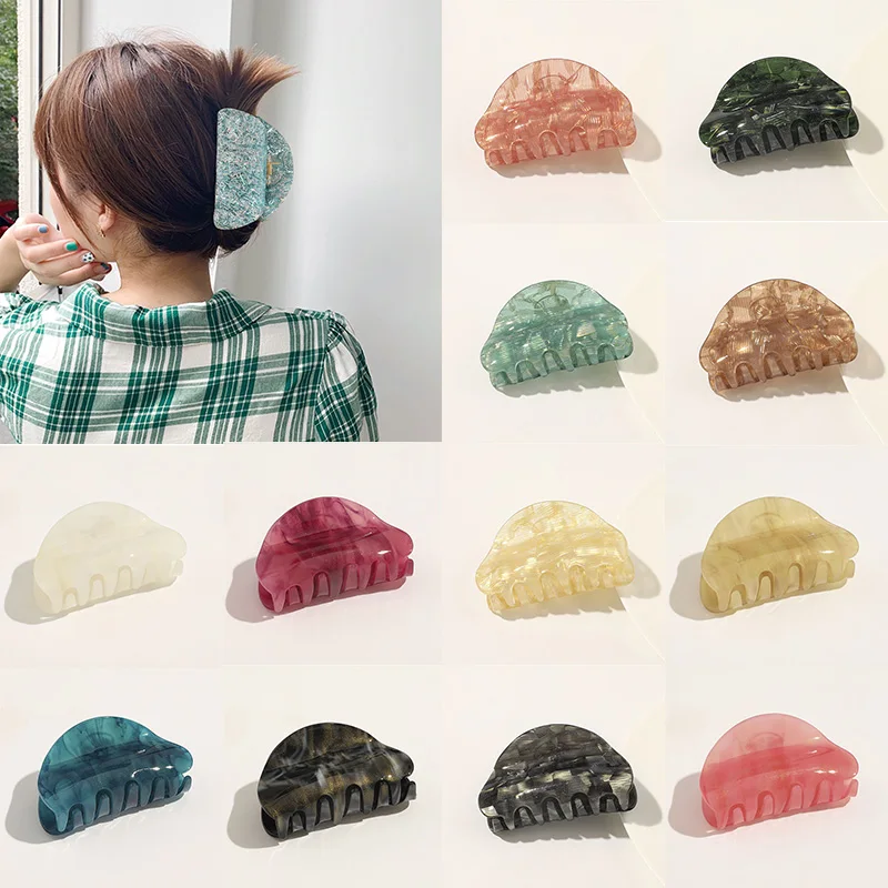 Полосатые мраморные заколки для волос, Женская Геометрическая Заколка-краб, акриловая заколка, Акула, аксессуары
Полосатые мраморные заколки для волос, Женская Геометрическая Заколка-краб, акриловая заколка, Акула, аксессуары