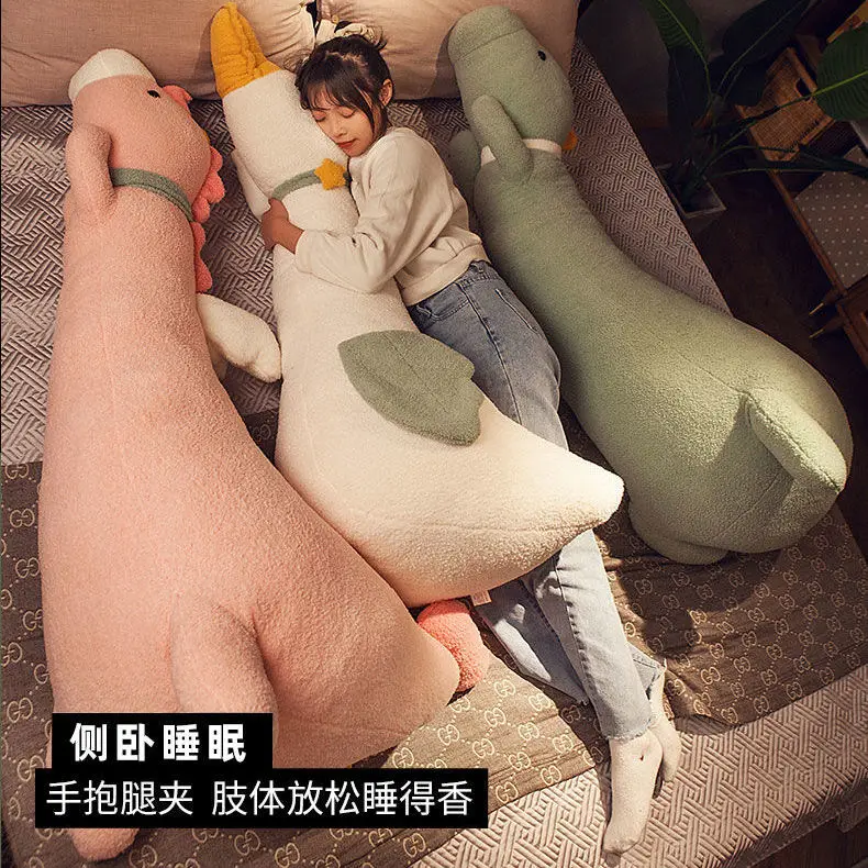 80-140CM Huge Goose Plush Toys Big Duck Doll Soft Stuffed Animal Sleeping Pillow Cushion Christmas Gifts for Kids and Girls
80-140CM Huge Goose Plush Toys Big Duck Doll Soft Stuffed Animal Sleeping Pillow Cushion Christmas Gifts for Kids and Girls