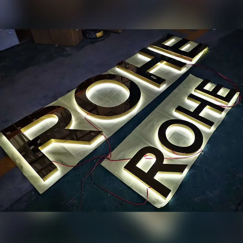 

Manufacturer Custom Waterproof Led Illuminated Outdoor Light Channel Letters Sings Store Front Led Signs