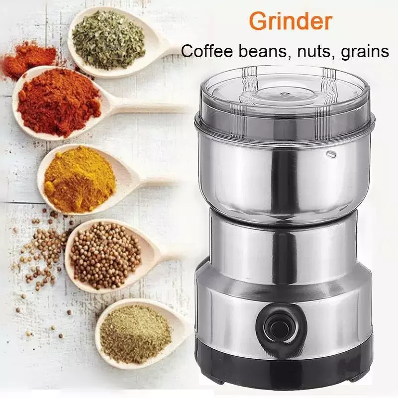 Coffee Grinder Multifunctional Kitchen Cereal Nuts Beans Spices Grains Grinder Machine Home Coffee Grinder 220V EU Plug
Coffee Grinder Multifunctional Kitchen Cereal Nuts Beans Spices Grains Grinder Machine Home Coffee Grinder 220V EU Plug