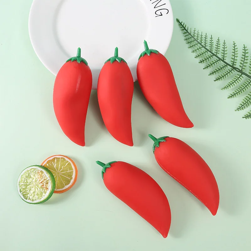 Funny cute decompression vent pinch music memory sand red pepper toys decompression new strange toys 
Funny cute decompression vent pinch music memory sand red pepper toys decompression new strange toys