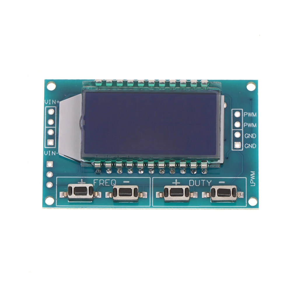 1pc Signal Generator PWM Pulse Frequency Duty Cycle Adjustable Module 3.3-30V 1Hz-150KHz PWM Board Module
1pc Signal Generator PWM Pulse Frequency Duty Cycle Adjustable Module 3.3-30V 1Hz-150KHz PWM Board Module