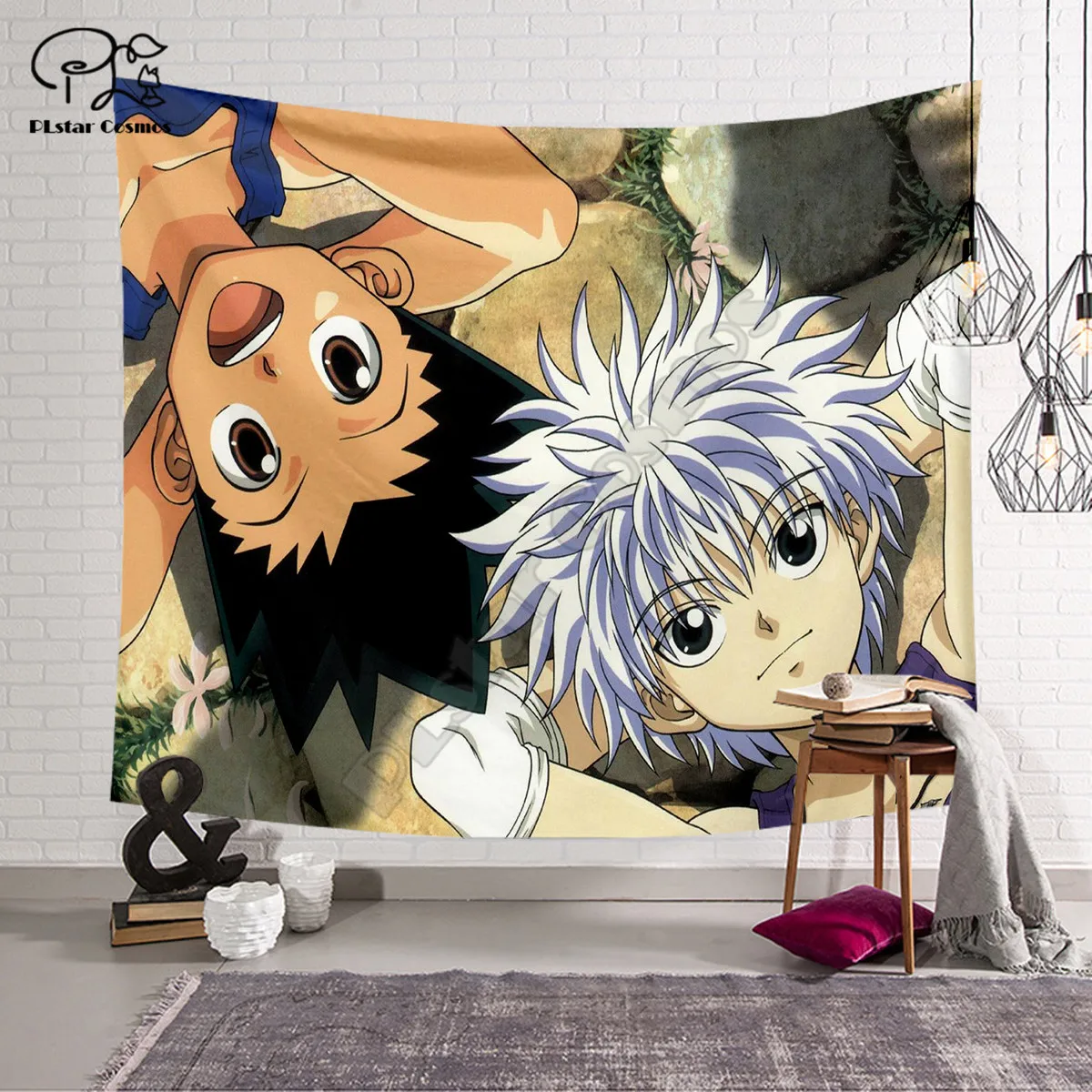 Full-time hunter anime pattern Funny cartoon Blanket Tapestry 3D Printed Tapestrying Rectangular Home Decor Wall Hanging style-3
Full-time hunter anime pattern Funny cartoon Blanket Tapestry 3D Printed Tapestrying Rectangular Home Decor Wall Hanging style-3