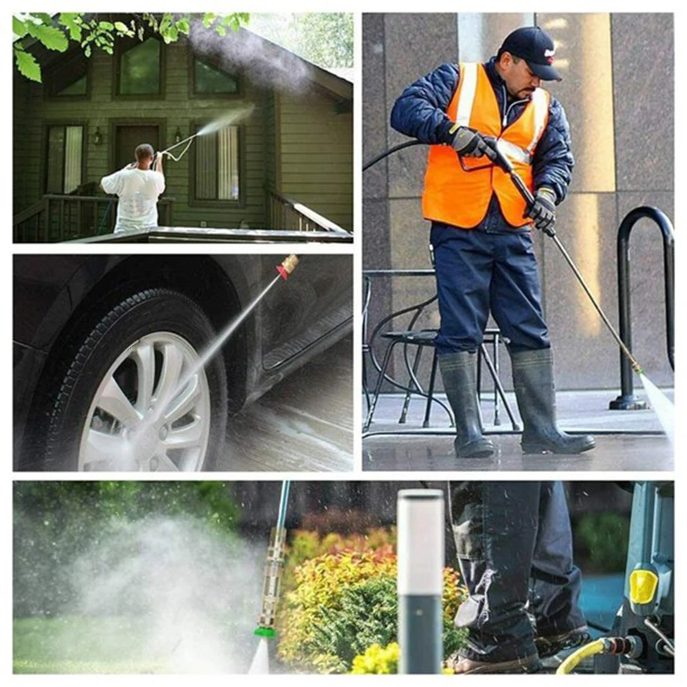 7PCS 1/4inch Pressure Washer Spray Tips Nozzles High Power Kit Quick Connect Set Replacement Garden Power Tool Accessories
7PCS 1/4inch Pressure Washer Spray Tips Nozzles High Power Kit Quick Connect Set Replacement Garden Power Tool Accessories