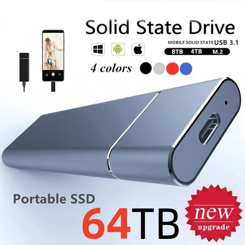 Внешний твердотельный накопитель Nieuwe 64 ТБ 32 ТБ 16 ТБ Ssd 2 ТБ твердотельный накопитель Harde Schijf Usb 3,1 внешний Ssd typc-C портативный жесткий диск Ssd
Внешний твердотельный накопитель Nieuwe 64 ТБ 32 ТБ 16 ТБ Ssd 2 ТБ твердотельный накопитель Harde Schijf Usb 3,1 внешний Ssd typc-C портативный жесткий диск Ssd