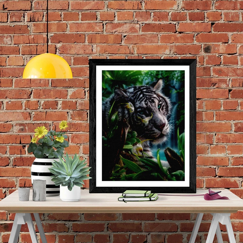 KAMY YI 5d Diamond Cross DIY Mosaic White Tiger of Eden Home Decoration Full Square/Round Diamond Embroidery Handmade Gift
KAMY YI 5d Diamond Cross DIY Mosaic White Tiger of Eden Home Decoration Full Square/Round Diamond Embroidery Handmade Gift