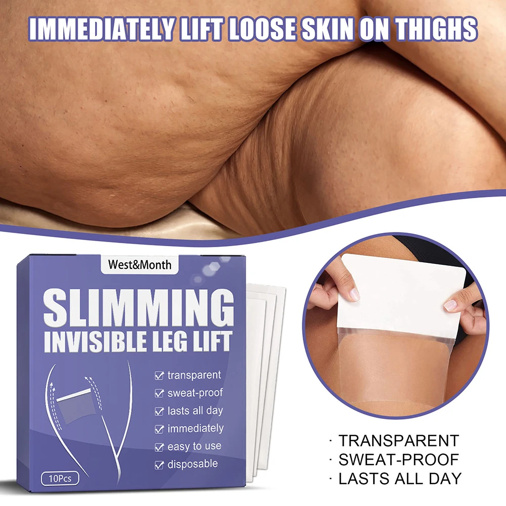 10-40pcs Instant Thigh Lifts Clear Adhesive Strips Thigh Shaping Lifting Slimming Smooth Cellulite Firming Sagging Skin Patch
10-40pcs Instant Thigh Lifts Clear Adhesive Strips Thigh Shaping Lifting Slimming Smooth Cellulite Firming Sagging Skin Patch