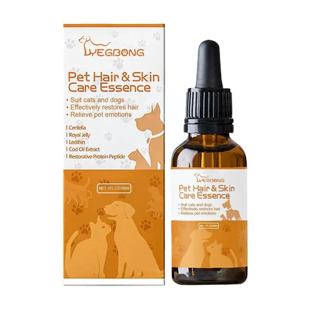 Dog Skin Care Oil Pet Skin Care Products 30ML Pet Hair Skin Essential Growth Essence Oil Restoration Drop Healthy K1Z6
Dog Skin Care Oil Pet Skin Care Products 30ML Pet Hair Skin Essential Growth Essence Oil Restoration Drop Healthy K1Z6