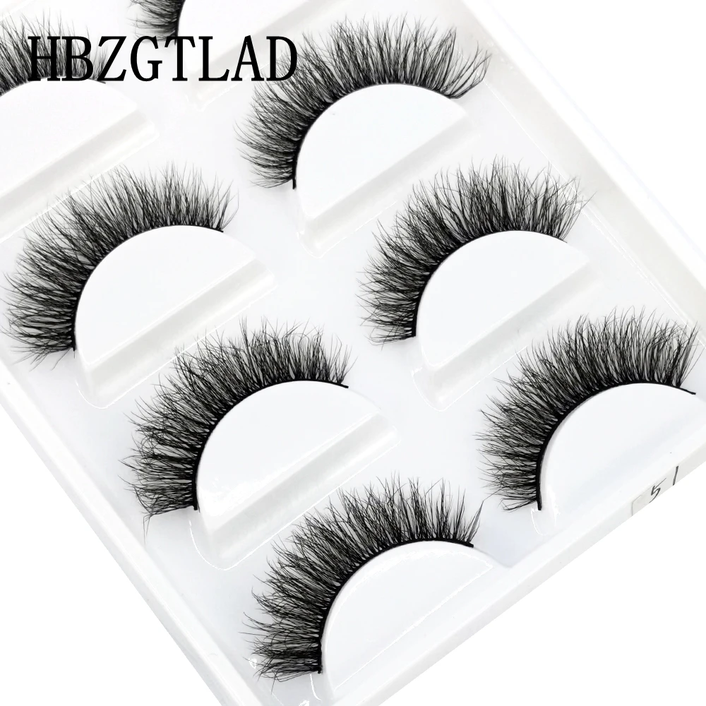 HBZGTLAD New 5 Pairs 3D Fluffy Faux Eyelashes Natural Long Thick False Eyelashes Wispy Soft Fake Lashes Makeup Eyelashes cilios 
HBZGTLAD New 5 Pairs 3D Fluffy Faux Eyelashes Natural Long Thick False Eyelashes Wispy Soft Fake Lashes Makeup Eyelashes cilios