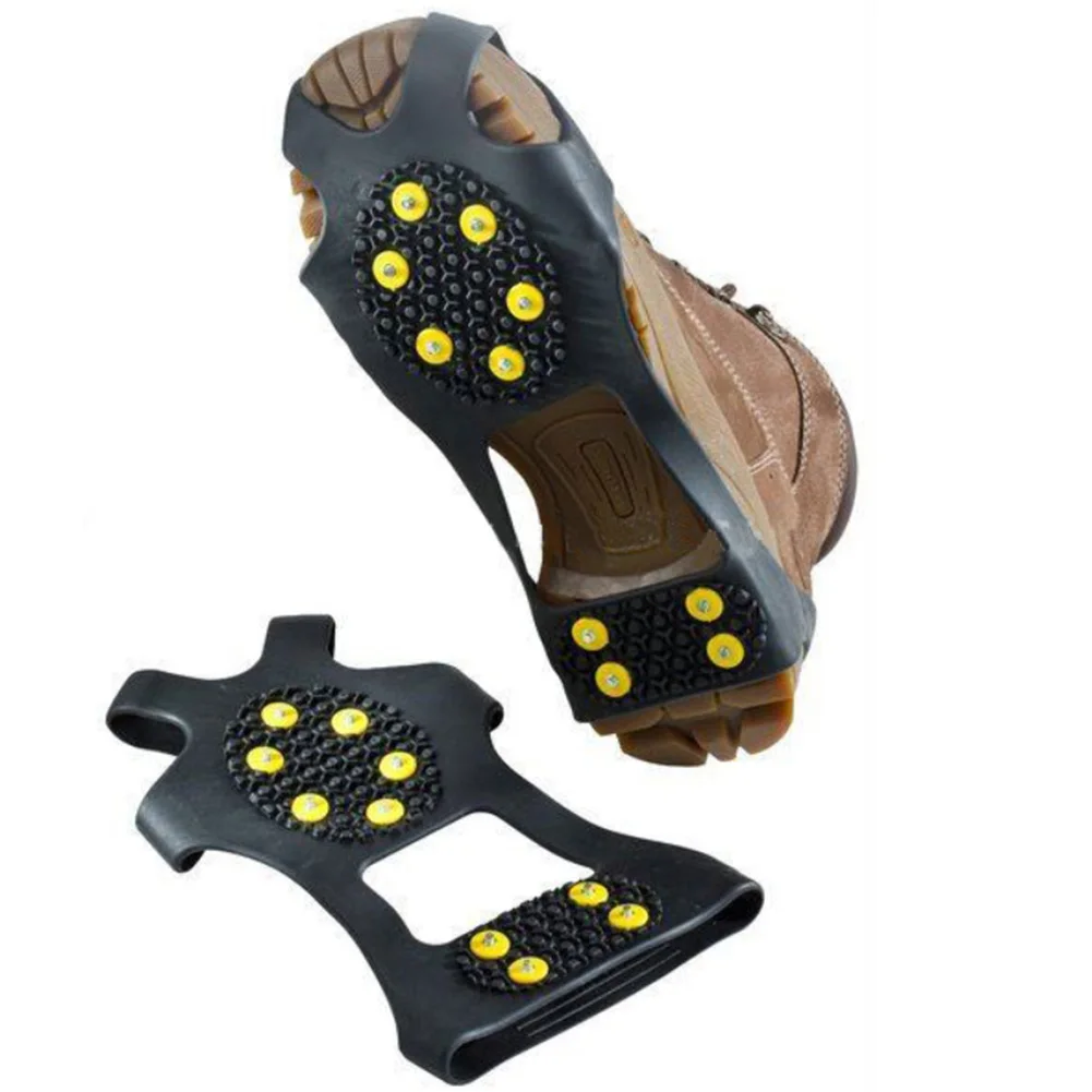 1Pair Shoe Ice Grips Anti-slip Winter Useful Traction Cleat 10 Steel Studs Winter Sports Shoes Accessories Shoe Ice Grips
1Pair Shoe Ice Grips Anti-slip Winter Useful Traction Cleat 10 Steel Studs Winter Sports Shoes Accessories Shoe Ice Grips