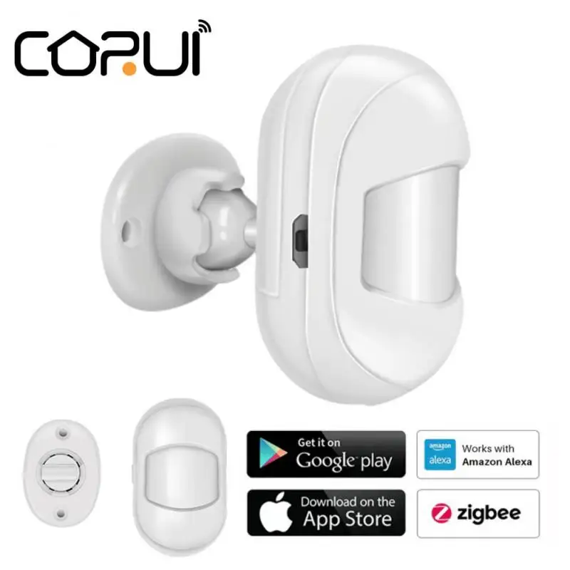 CoRui Tuya Zigbee3.0 Human Body Sensor Wireless Smart Body Movement Mini PIR Motion Sensor Use With Gateway Smart Life Alexa
CoRui Tuya Zigbee3.0 Human Body Sensor Wireless Smart Body Movement Mini PIR Motion Sensor Use With Gateway Smart Life Alexa
