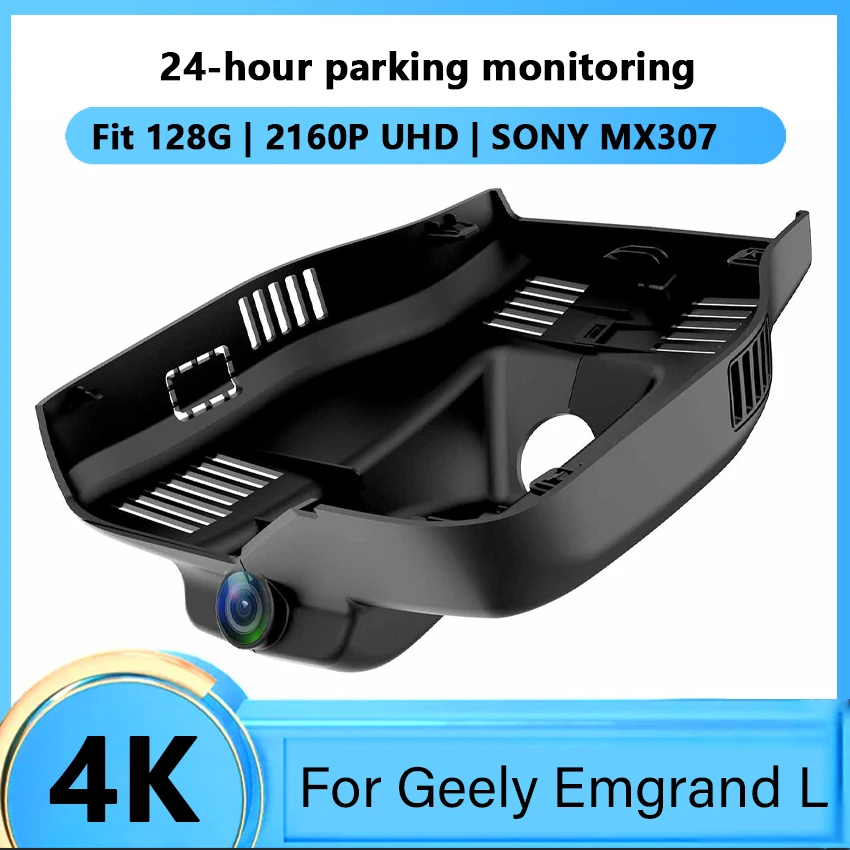 WiFi Car DVR UHD 4K Dash Cam Video Recorder 24-Hour Parking Monitoring Driving Recorder For Geely Emgrand L 2022 Car Accessories
WiFi Car DVR UHD 4K Dash Cam Video Recorder 24-Hour Parking Monitoring Driving Recorder For Geely Emgrand L 2022 Car Accessories