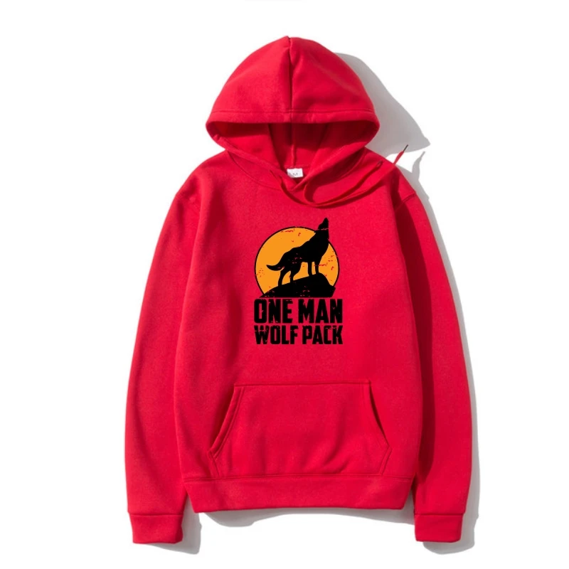 

One Man Wolf Pack Inspired By Alan Hangover Printed Outerwear Summer Style Casual Wear Hoody