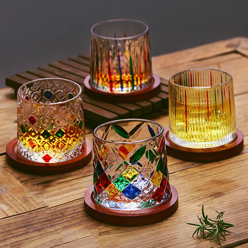 Spirit Glass Whiskey Glass Cups Creative Hand Drawn Rotating Wine Glass Tumbler Cups In Bulk Short Wine Glass Beer Glass Moet
Spirit Glass Whiskey Glass Cups Creative Hand Drawn Rotating Wine Glass Tumbler Cups In Bulk Short Wine Glass Beer Glass Moet