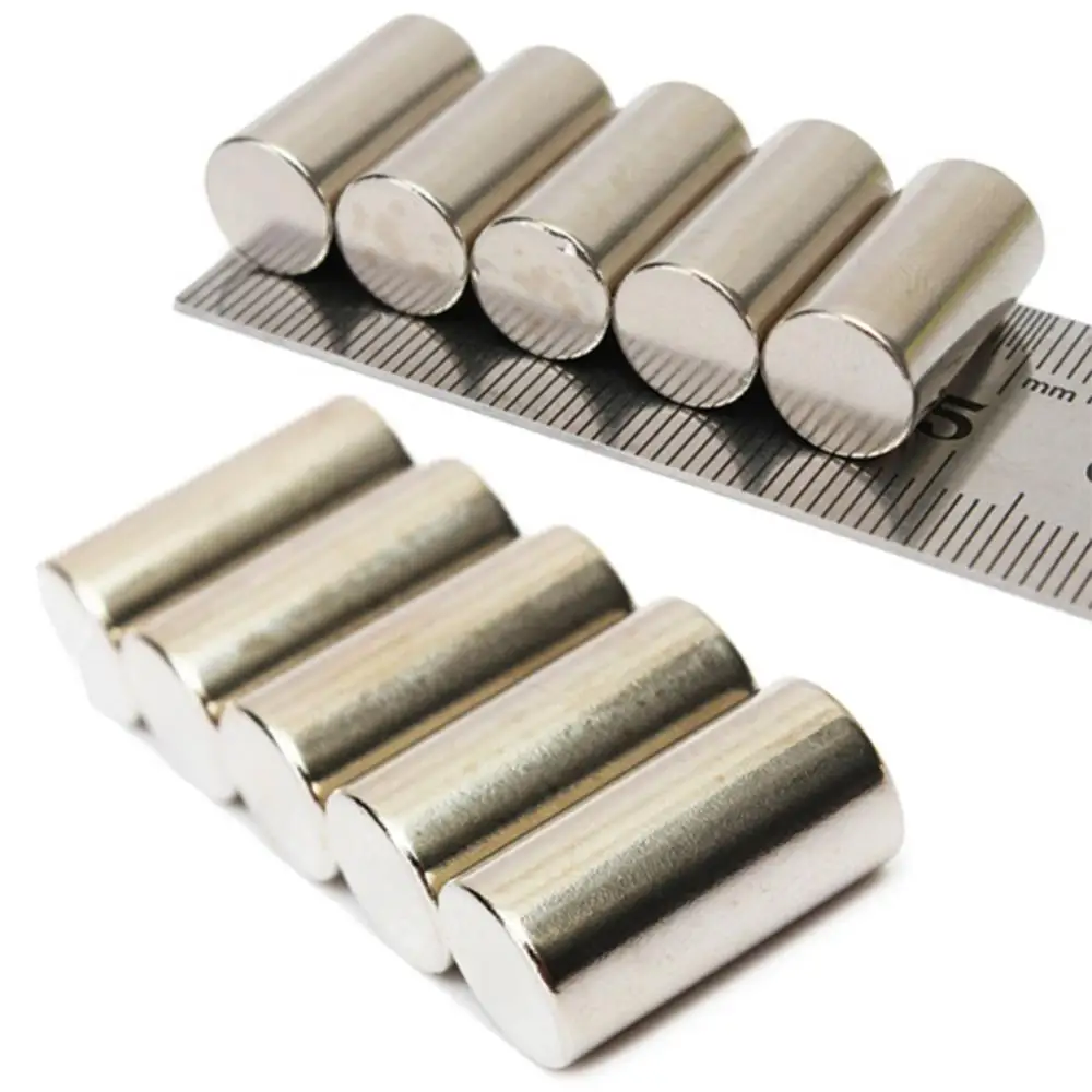 5Pcs 10x20mm N50 Super Strong Round Cylinder Blocks Rare Earth Neodymium Magnets
5Pcs 10x20mm N50 Super Strong Round Cylinder Blocks Rare Earth Neodymium Magnets