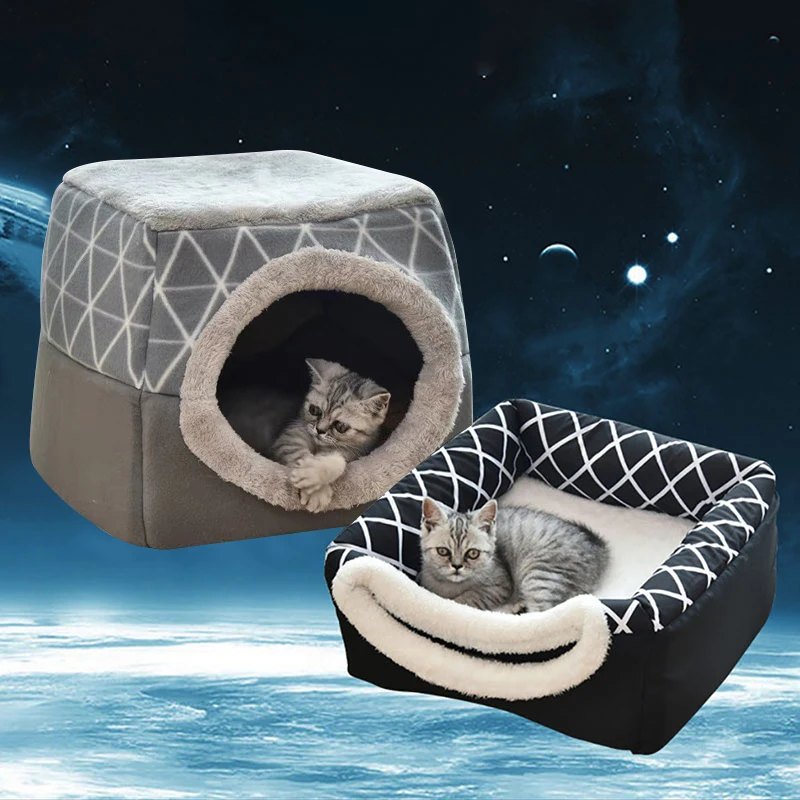 Pet Bed For Cats Dogs Soft Nest Kennel Bed Cave Cat's House Sleeping Bag Mat Pad Tent Pets Winter Warm Cozy Beds Cat Supplies
Pet Bed For Cats Dogs Soft Nest Kennel Bed Cave Cat's House Sleeping Bag Mat Pad Tent Pets Winter Warm Cozy Beds Cat Supplies