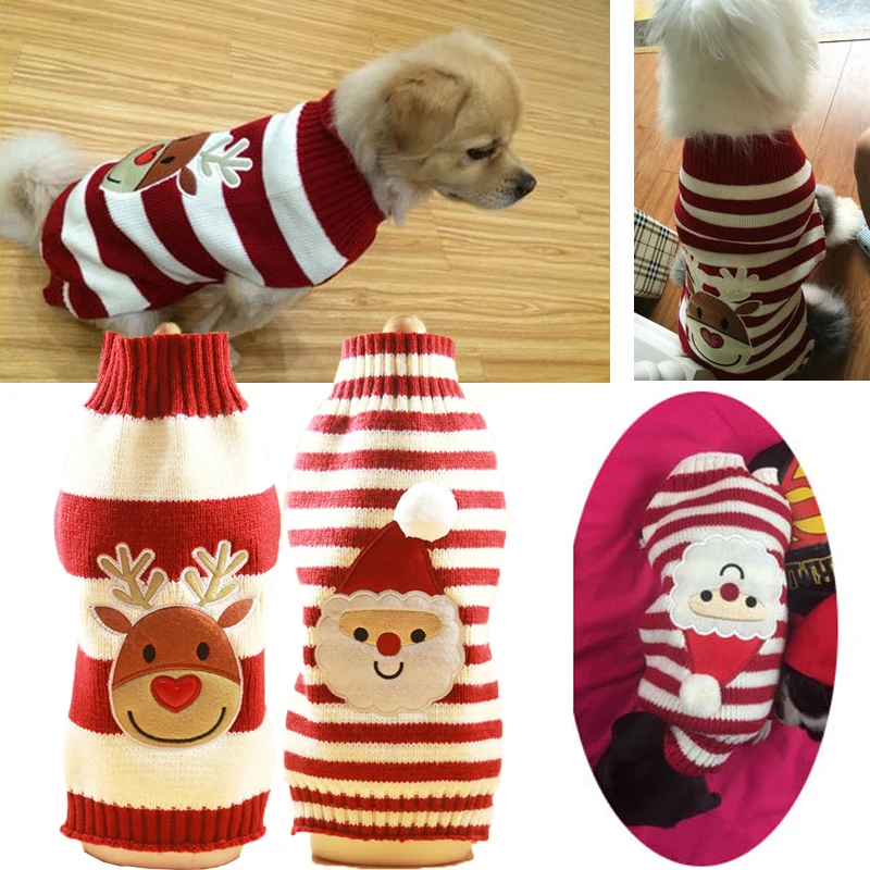 Pet Christmas Sweater Cat Dog Warm Coat Kitten Puppy Sweater Elk Old Man Stretch Two-legged Clothes Christmas Dress Up Costumes
Pet Christmas Sweater Cat Dog Warm Coat Kitten Puppy Sweater Elk Old Man Stretch Two-legged Clothes Christmas Dress Up Costumes