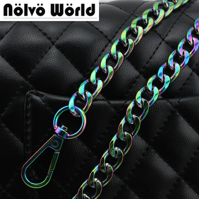 120cm NEW 11mm Width fashion Rainbow Chain Bags Purses Strap from Accessory Factory Directly Quality Plating Cover Wholesale
120cm NEW 11mm Width fashion Rainbow Chain Bags Purses Strap from Accessory Factory Directly Quality Plating Cover Wholesale