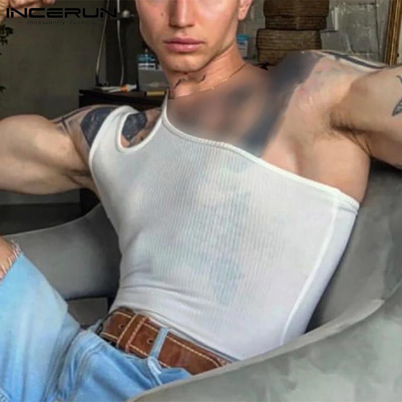 INCERUN Tops 2022 American Style New Men Slanted Shoulder Waistcoat Fashion Solid All-match Tank Tops Male Sleeveless Vest S-5XL
INCERUN Tops 2022 American Style New Men Slanted Shoulder Waistcoat Fashion Solid All-match Tank Tops Male Sleeveless Vest S-5XL