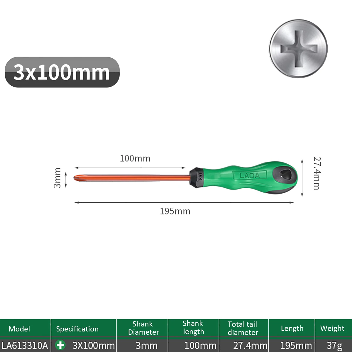 Профессиональная отвертка LAOA из легированной стали S2, крестовая отвертка, бытовые инструменты с магнитом
Профессиональная отвертка LAOA из легированной стали S2, крестовая отвертка, бытовые инструменты с магнитом