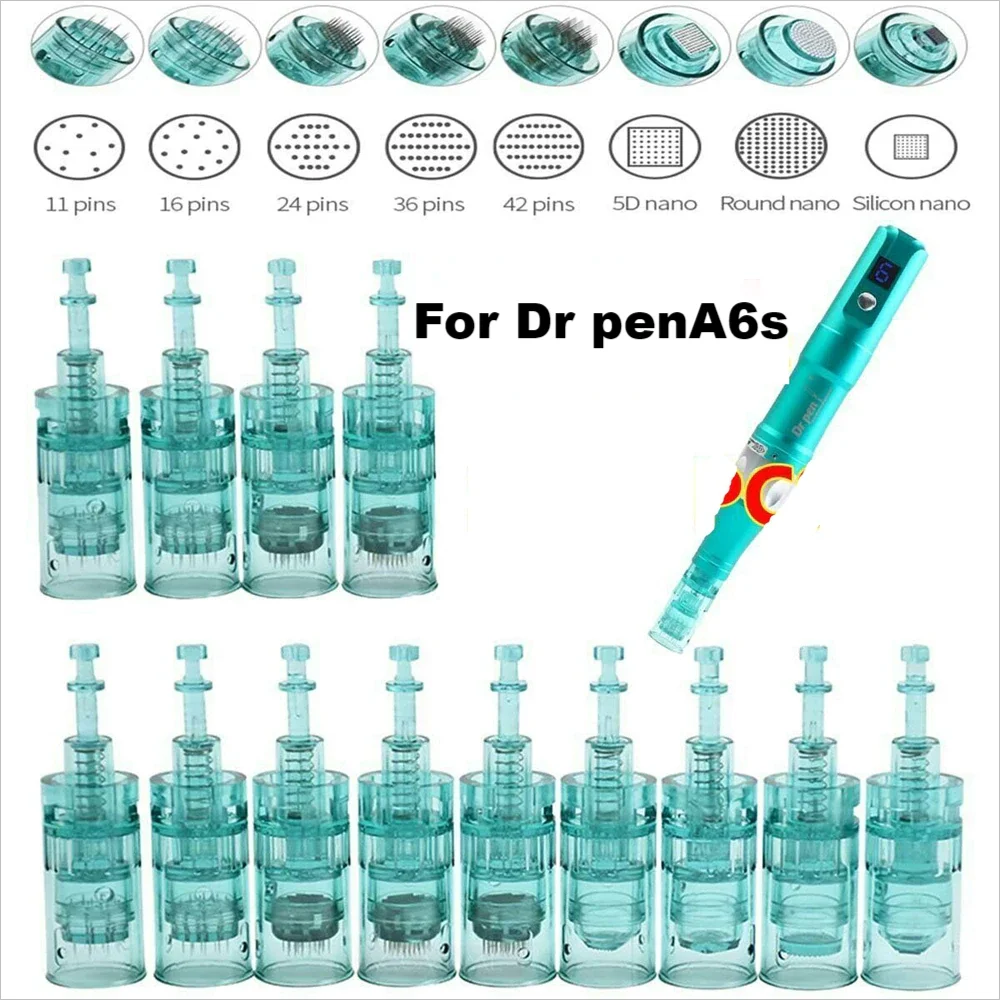 Dr Pen Ultima A6S Cartridge Needle 11/16/24/36/42 Pin Nano Needle Microneedling Derma Bayonet Replacement Tattoo Needle
Dr Pen Ultima A6S Cartridge Needle 11/16/24/36/42 Pin Nano Needle Microneedling Derma Bayonet Replacement Tattoo Needle