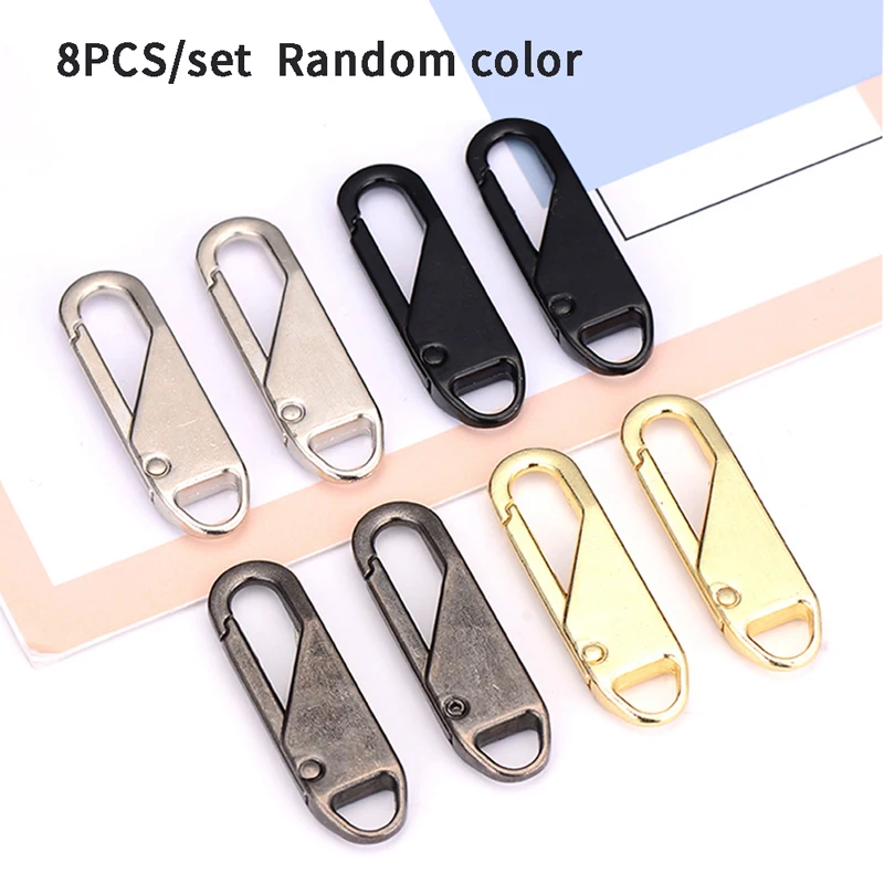 8PCS Alloy Universal Zipper Puller for Clothing Zip Fixer Removable Zipper Slider DIY Sewing Instant Repair Zipper For Bags
8PCS Alloy Universal Zipper Puller for Clothing Zip Fixer Removable Zipper Slider DIY Sewing Instant Repair Zipper For Bags