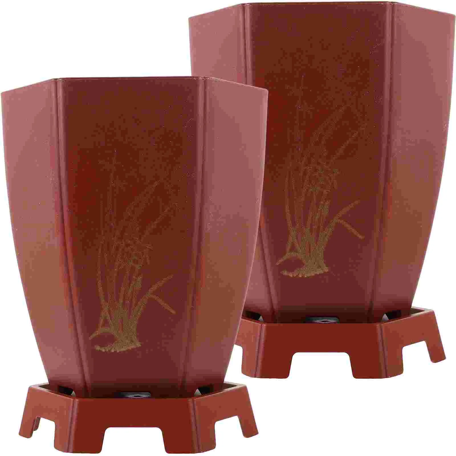 2 Pcs Orchid Pot Chinese Decors Stand Pots Plastic Flower Planting Holder Indoor Flowers
2 Pcs Orchid Pot Chinese Decors Stand Pots Plastic Flower Planting Holder Indoor Flowers