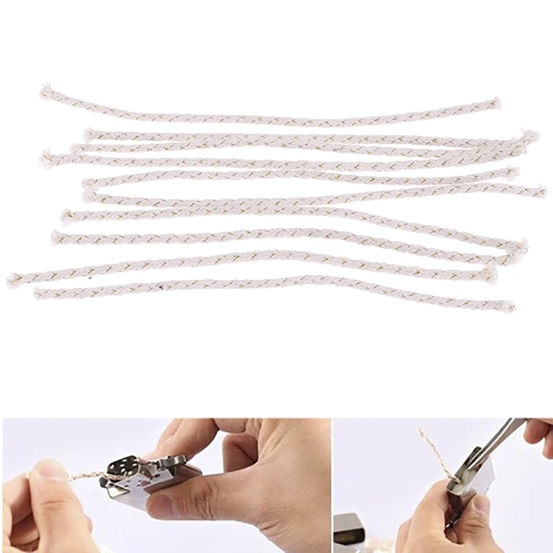 10pcs Cotton Wick Kerosene Lighter Special Cotton Wick Daily Wick Replacement Parts
10pcs Cotton Wick Kerosene Lighter Special Cotton Wick Daily Wick Replacement Parts
