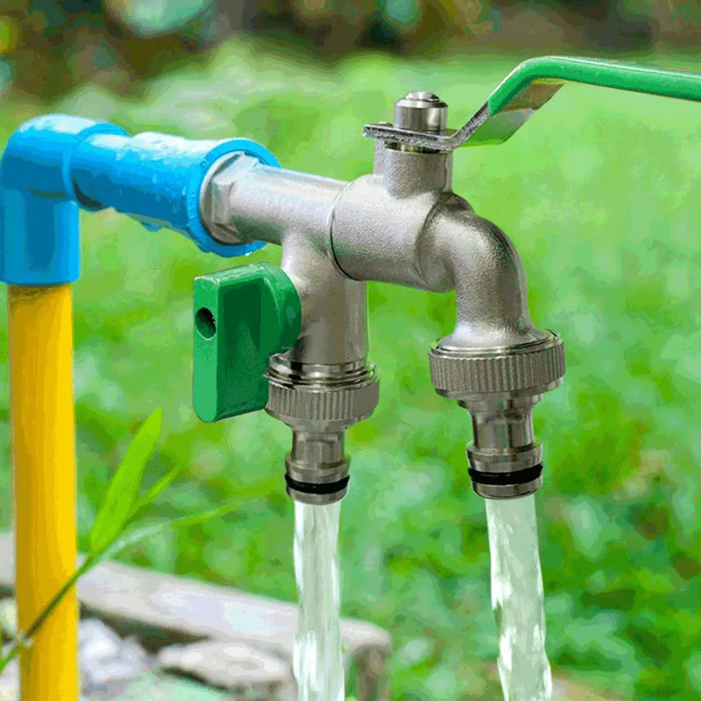 1/2 inch Double Valve Outlet Faucet Anti-rust Brass Water Tank Hose Connector Tap Outdoor Garden Faucet for Home Washing Machine
1/2 inch Double Valve Outlet Faucet Anti-rust Brass Water Tank Hose Connector Tap Outdoor Garden Faucet for Home Washing Machine