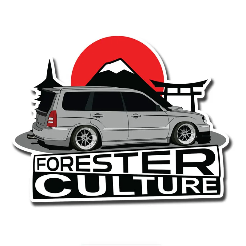 Car Stickers Decor Motorcycle Decals Forester Culture Decorative Accessories Creative Sunscreen Waterproof PVC,17cm*13cm
Car Stickers Decor Motorcycle Decals Forester Culture Decorative Accessories Creative Sunscreen Waterproof PVC,17cm*13cm