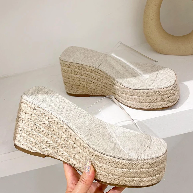 Slippers Women Sandals Flip Flops Summer New 2022 Casual Round Toe Slides Wedges Outside Weave Designer Female Platform Shoes
Slippers Women Sandals Flip Flops Summer New 2022 Casual Round Toe Slides Wedges Outside Weave Designer Female Platform Shoes