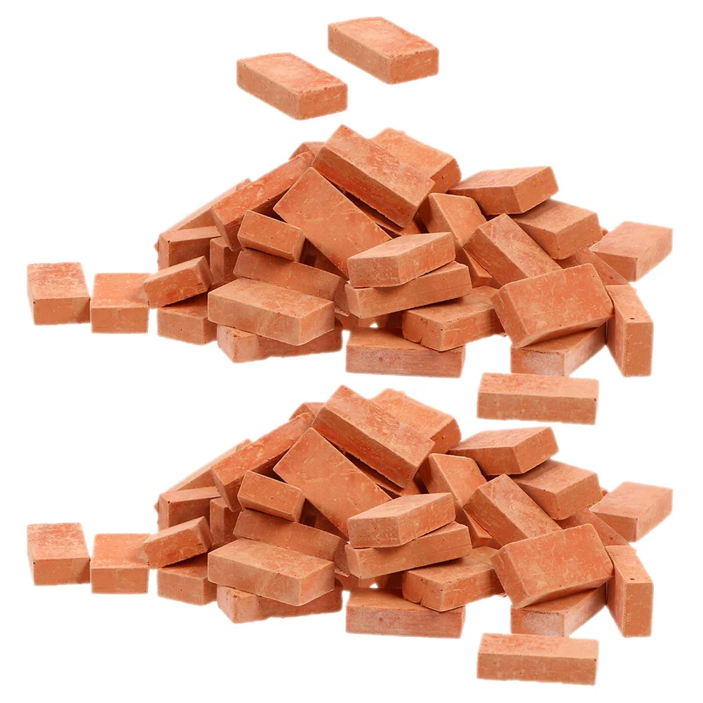 100 Pcs Mini Bricks Models DIY Constructing Toy Decorate Blocks Clay Miniature Wall
100 Pcs Mini Bricks Models DIY Constructing Toy Decorate Blocks Clay Miniature Wall