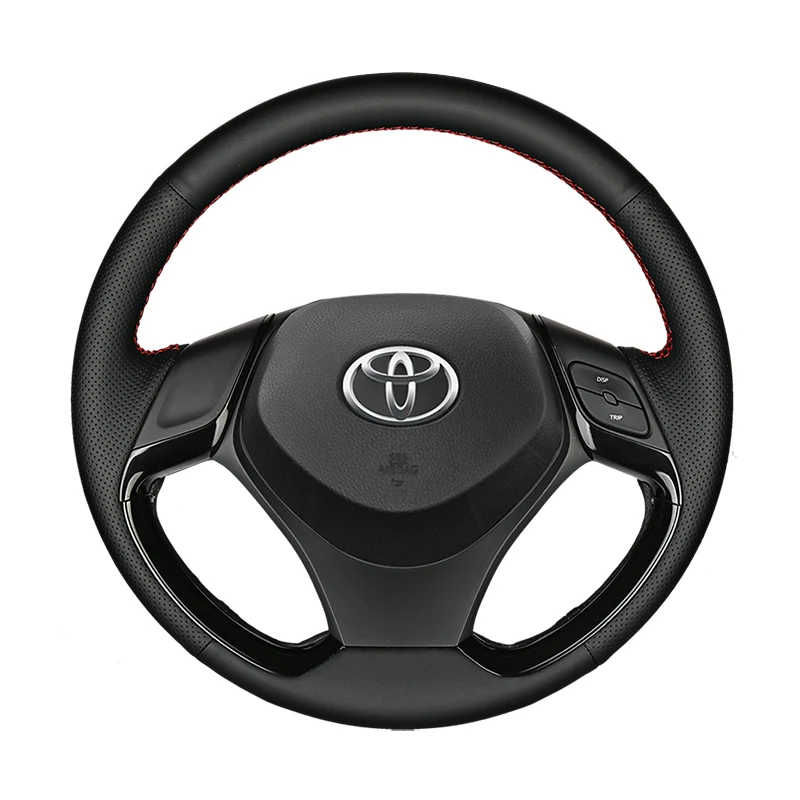 Кожаный чехол для ручного шитья для Toyota CHR C-HR, чехол на рулевое колесо автомобиля, защитный рукав, украшение интерьера, автомобильные аксессуары 
Кожаный чехол для ручного шитья для Toyota CHR C-HR, чехол на рулевое колесо автомобиля, защитный рукав, украшение интерьера, автомобильные аксессуары